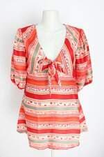 vestido Ma clothes feminino estampado com laço