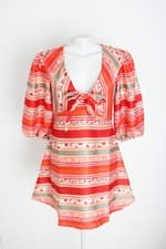 vestido Ma clothes feminino estampado com laço
