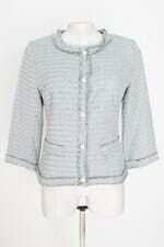 casaqueto fashion clinic feminino verde com forro
