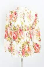 blusa esoterica feminina estampada com pregas