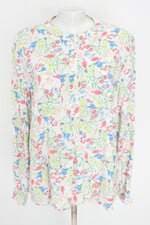 blusa Hering feminina estampada  com barra mullet