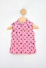Colete Infantil riachuelo rosa estampado