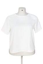 blusa Amaro feminina branca com barra mullet
