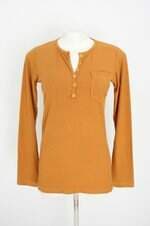 blusa manga longa bless feminina amarela