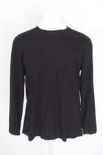 camiseta básica manga longa marfinno masculina preta