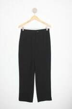 calça de tecido feminina preta