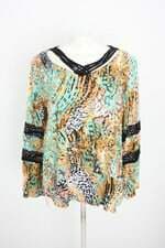 blusa s.23 feminina estampada com recortes