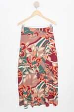 saia paty elly feminina estampada