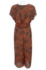 macacão feminino primark estampado com faixa na cintura