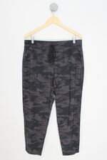 calça esportiva Gap feminina cinza estampada