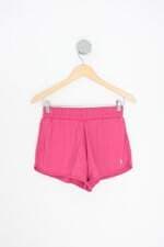 shorts de academia feminino rosa com forro