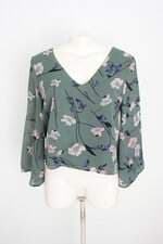 blusa luigi bertolli feminina estampada 