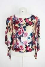 blusa feminina floral