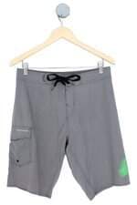 bermuda Quiksilver masculina cinza