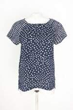 Blusa Azul com Poás Loft