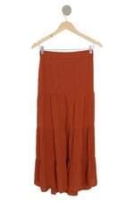 saia longa Hering terracota com forro