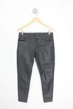 calça de sarja banana republic feminina preta