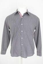 camisa umen masculina cinza com barra mullet