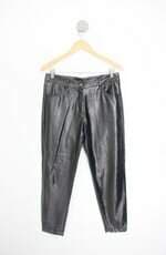 calça de tecido amaro feminina preta