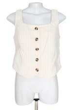 blusa Renner feminina bege listrada
