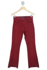 calça de sarja monnari feminina vermelha