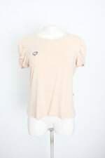 blusa antix feminina rosa com bordado e franzido