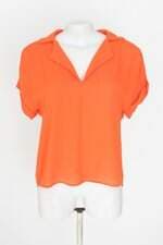 blusa PA Concept feminina laranja com barra mullet