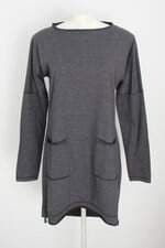 vestido quintess feminino cinza