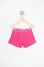 shorts mundi kids rosa com pregas