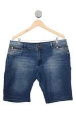 Bermuda Jeans Villevert Feminina Azul