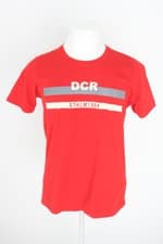 camiseta decreto base masculina vermelha com silk