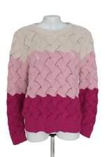 blusa de tricot Renner com recortes em cores