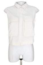 camisa ak feminina bege