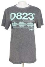 camiseta feminina cinza com silk