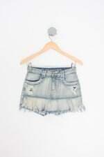 shorts saia planet girls feminino azul