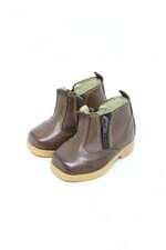 bota pé de couro kids marrom