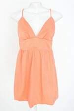 vestido laguna feminino coral com forro