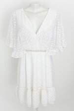 vestido k33p feminino branco com bordado e forro