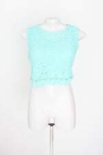 cropped Blue Steel feminino verde com forro