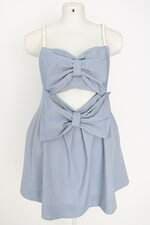 vestido so cute feminino azul