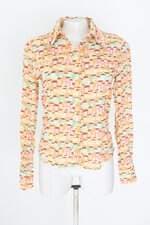 camisa farm feminina estampada com barra mullet