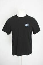camiseta stkr masculina preta com silk
