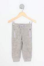 calça de tecido poim kids cinza