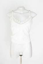 blusa youcom femininq branca com renda