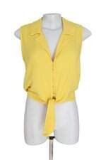 blusa Canal feminina amarela