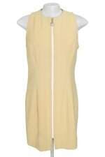 vestido régine feminino amarelo com forro