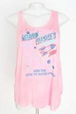 regata feminina rosa com paetê e silk