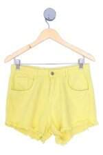 shorts vizzy jeans feminino verde