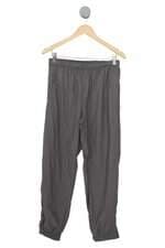 Calça Jogger Baw Clothing Masculina Cinza Com Ziper Na Barra