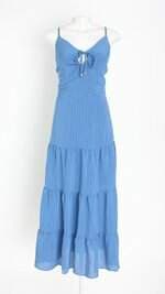 vestido melove feminino azul